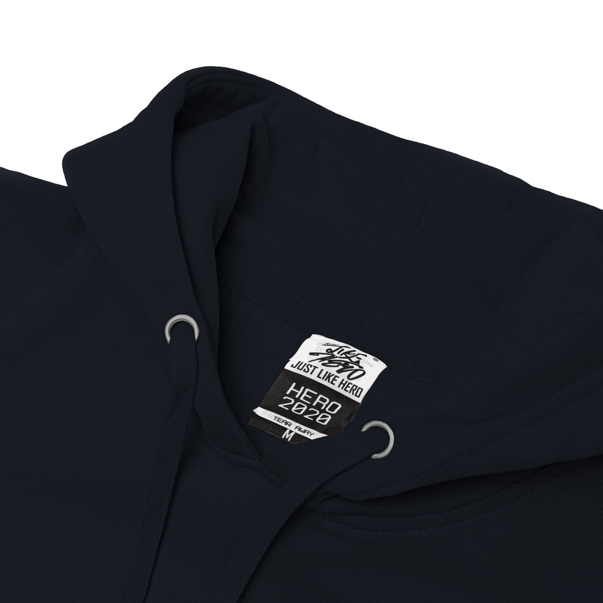 Just Like Hero HERO-2020, Unisex Blank Hoodie, Navy Blue