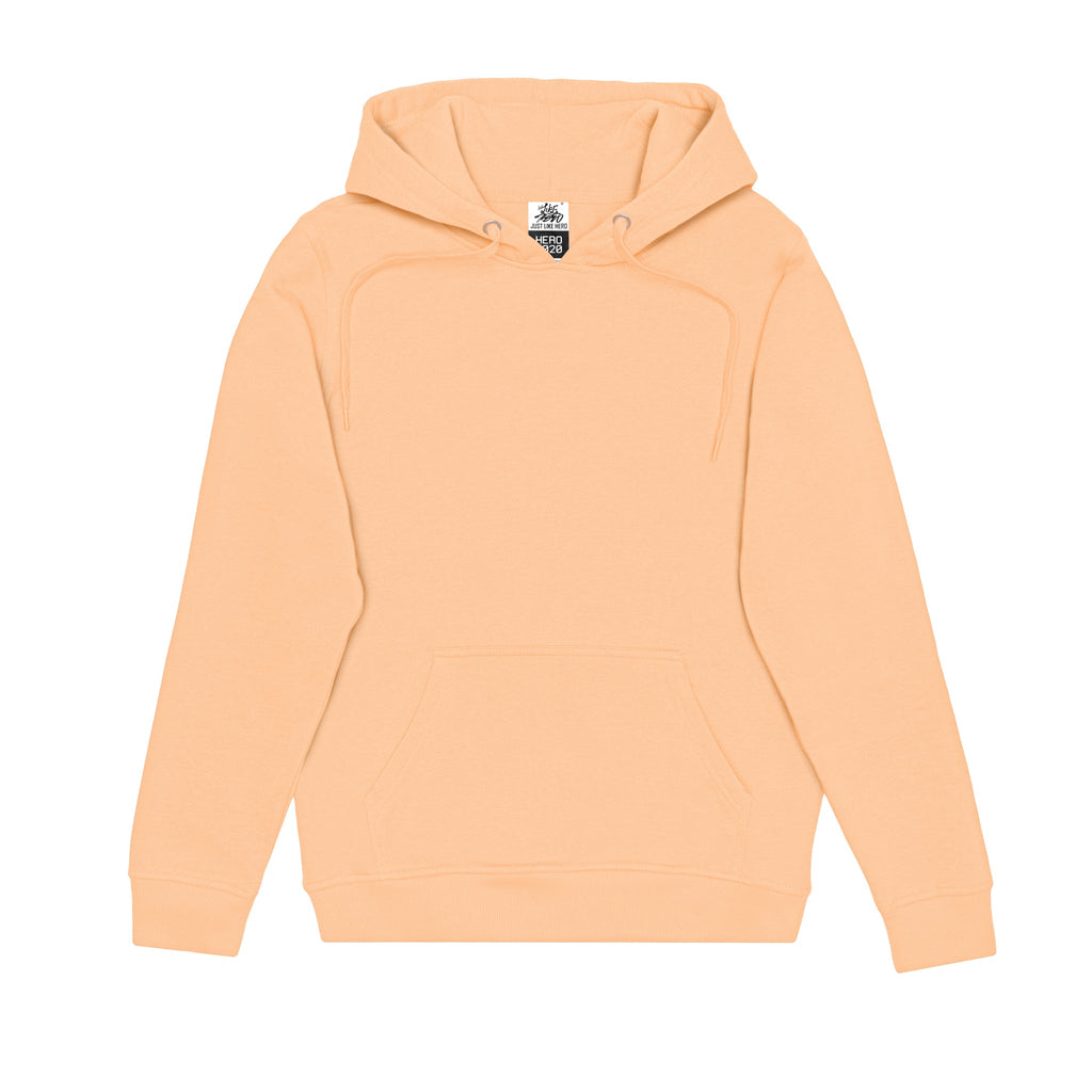 Just Like Hero HERO-2020, Unisex Blank Hoodie, Peach (FINAL SALE)