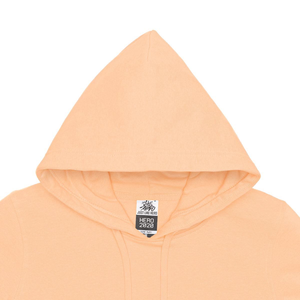 Just Like Hero HERO-2020, Unisex Blank Hoodie, Peach (FINAL SALE)