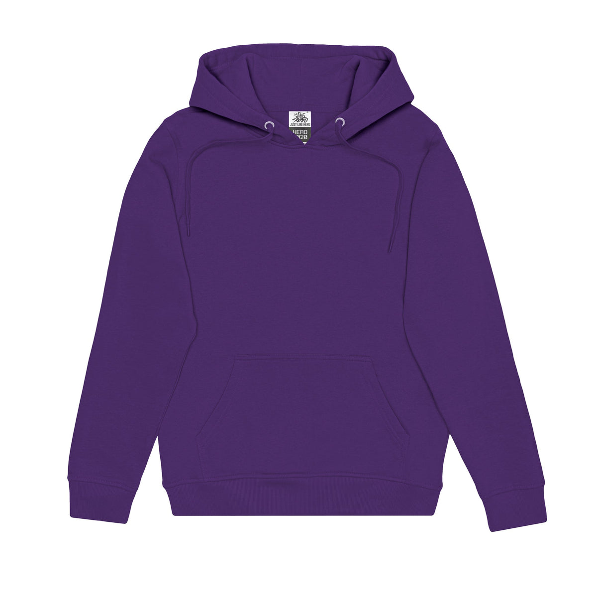 Just Like Hero HERO-2020, Unisex Blank Hoodie, Purple