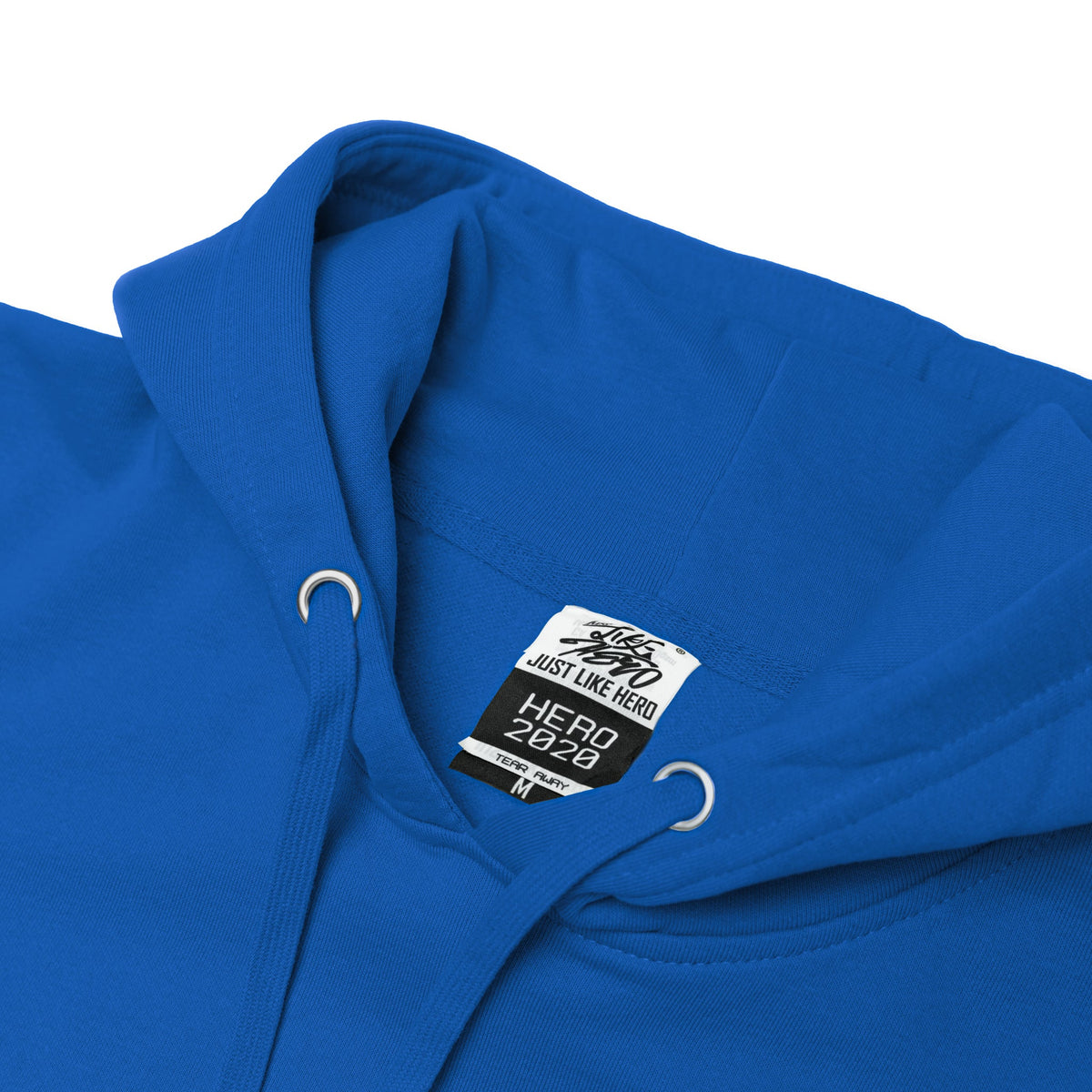 Just Like Hero HERO-2020, Unisex Blank Hoodie, Royal Blue