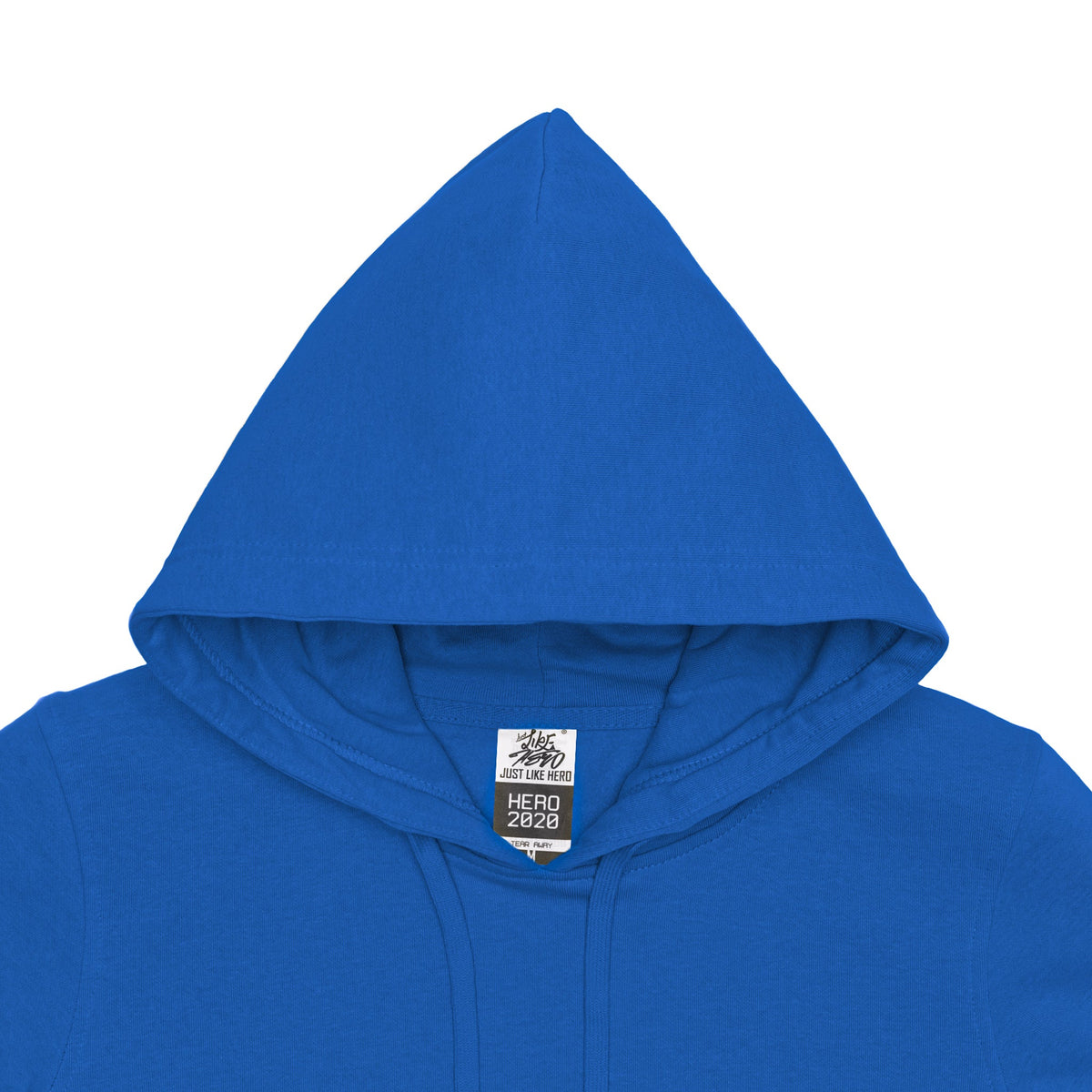 Just Like Hero HERO-2020, Unisex Blank Hoodie, Royal Blue