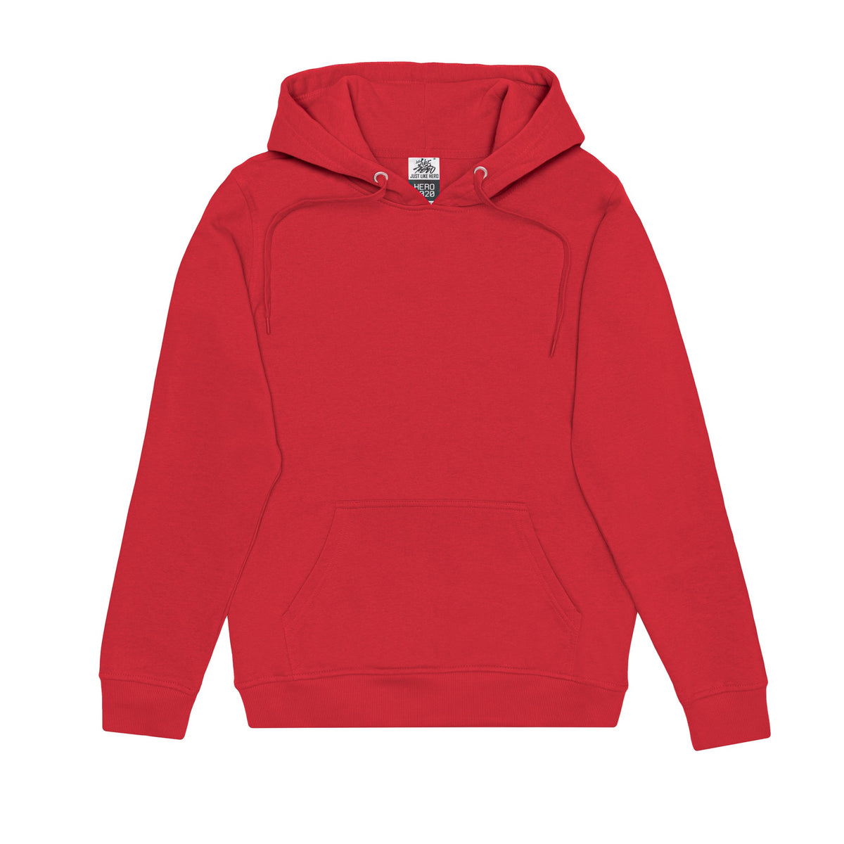 Just Like Hero HERO-2020, Unisex Blank Hoodie, Red
