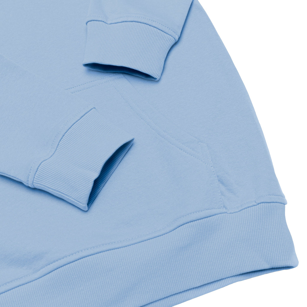 Just Like Hero HERO-2020, Unisex Blank Hoodie, Sky Blue