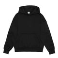 Just Like Hero HERO-2120, Unisex Drop Shoulder Pullover Hoodie, Black