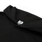 Just Like Hero HERO-2120, Unisex Drop Shoulder Pullover Hoodie, Black