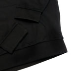 Just Like Hero HERO-2120, Unisex Drop Shoulder Pullover Hoodie, Black