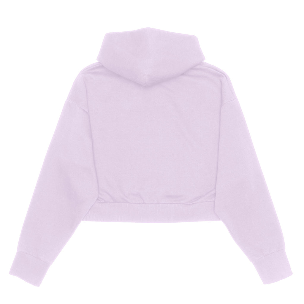 Just Like Hero HERO-2120C, Cropped Drop Shoulder Pullover Hoodie, Lavender