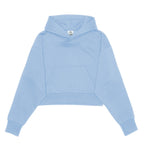 Just Like Hero HERO-2120C, Cropped Drop Shoulder Pullover Hoodie, Sky Blue