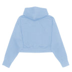 Just Like Hero HERO-2120C, Cropped Drop Shoulder Pullover Hoodie, Sky Blue