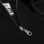 Just Like Hero HERO-3020, Unisex Full Zip Hoodie, Black