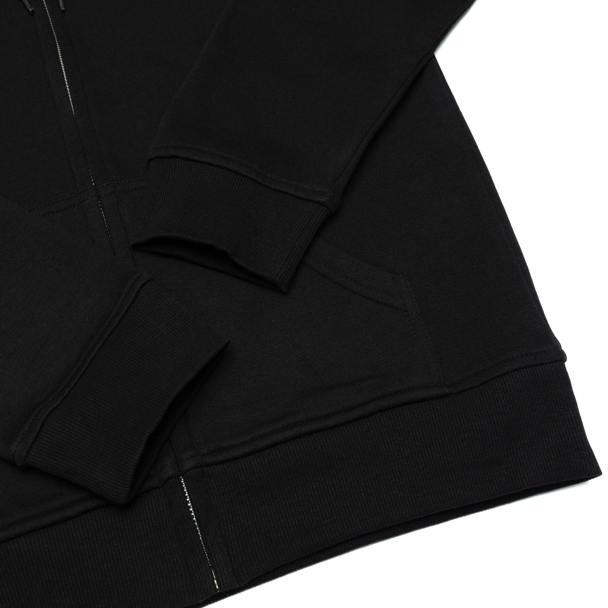 Just Like Hero HERO-3020, Unisex Full Zip Hoodie, Black