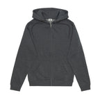 Just Like Hero HERO-3020, Unisex Full Zip Hoodie, Dark Heather