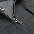 Just Like Hero HERO-3020, Unisex Full Zip Hoodie, Dark Heather
