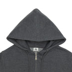 Just Like Hero HERO-3020, Unisex Full Zip Hoodie, Dark Heather