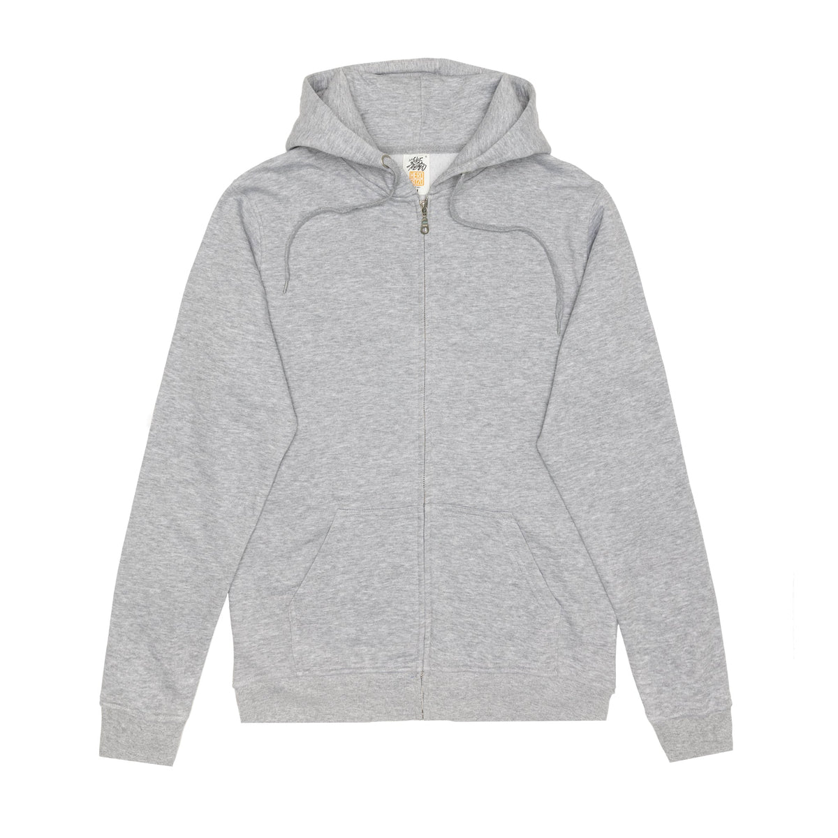 Just Like Hero HERO-3020, Unisex Full Zip Hoodie, Sport Grey