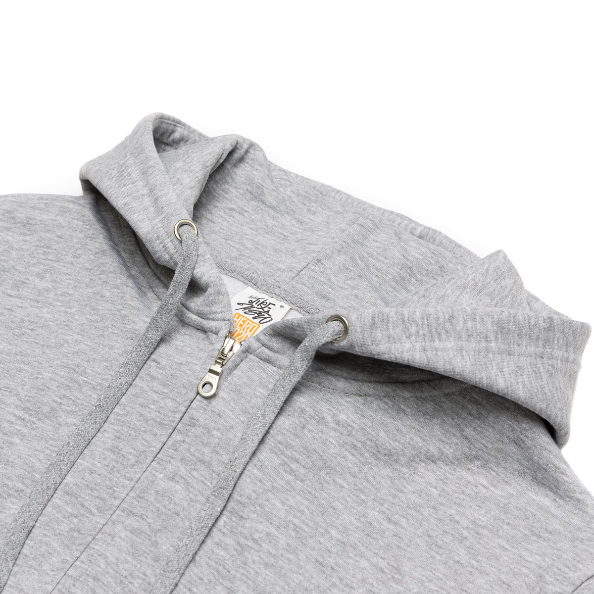 Just Like Hero HERO-3020, Unisex Full Zip Hoodie, Sport Grey