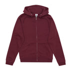 Just Like Hero HERO-3020, Unisex Full Zip Hoodie, Maroon