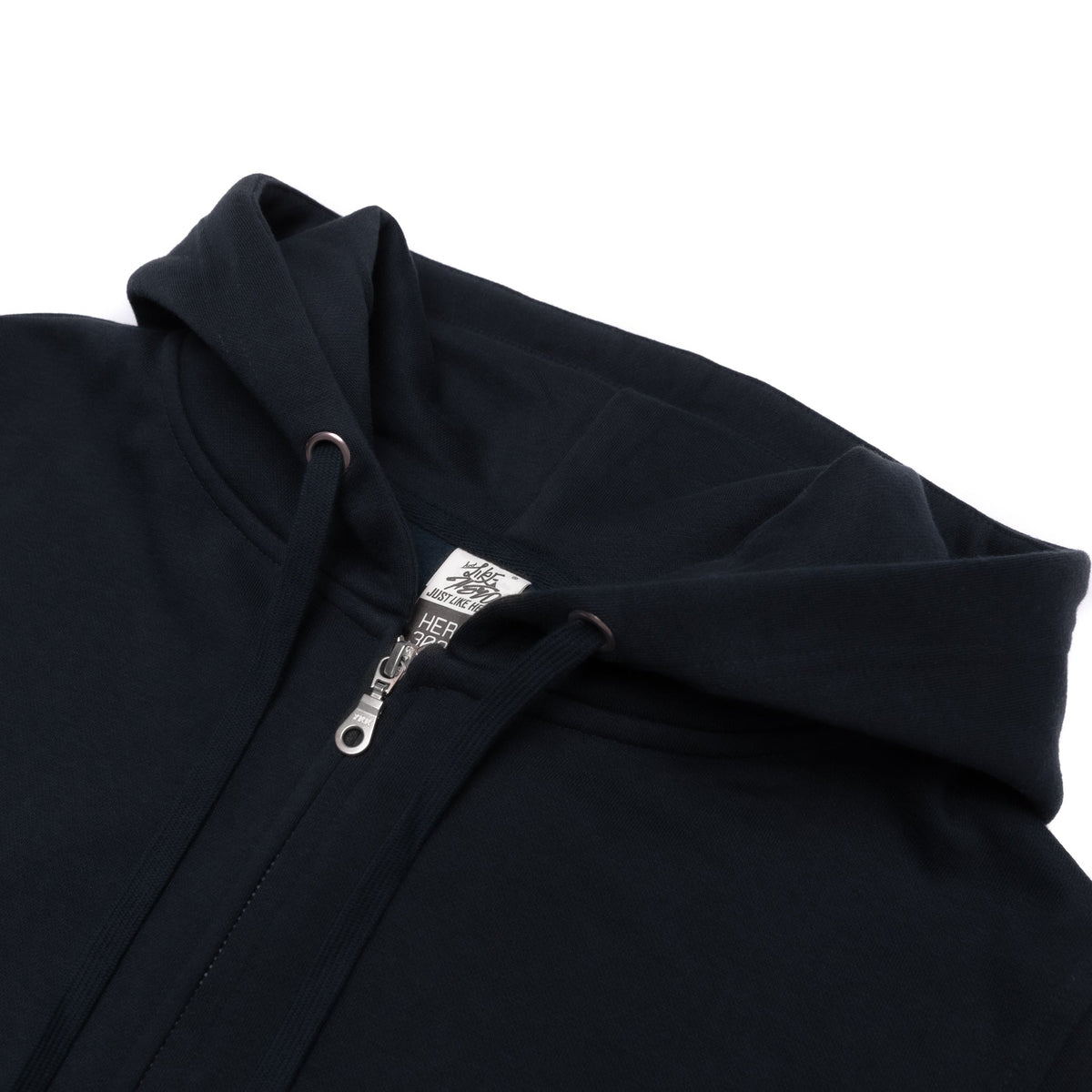 Just Like Hero HERO-3020, Unisex Full Zip Hoodie, Navy Blue