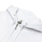 Just Like Hero HERO-3020, Unisex Full Zip Hoodie, White (FINAL SALE)