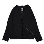 Just Like Hero HERO-3050, Max Unisex Blank Full Zip Hoodie, Black