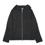 Just Like Hero HERO-3050, Max Unisex Blank Full Zip Hoodie, Off Black