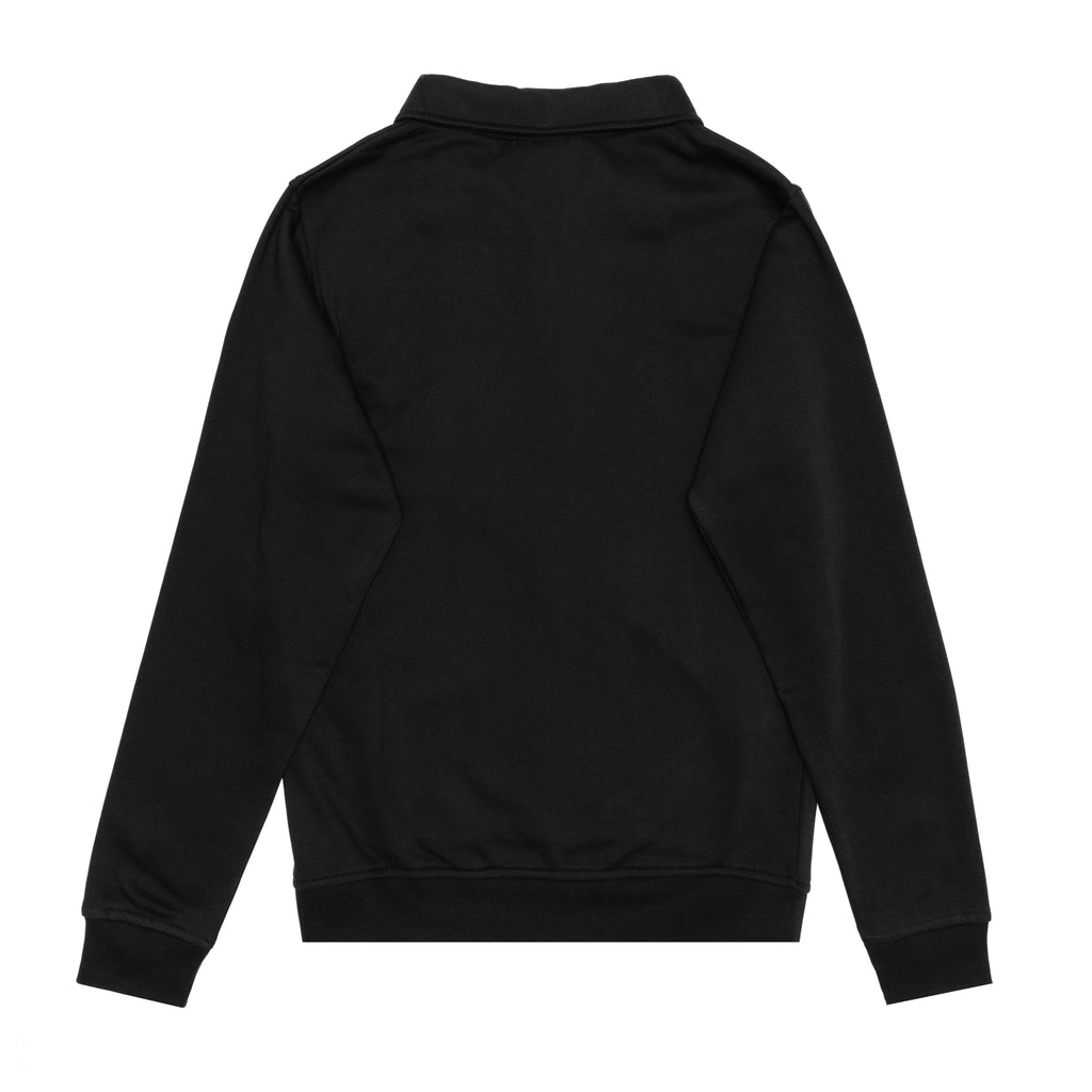 Just Like Hero HERO-4020, Youth Quarter Zip Sweatshirt, Black