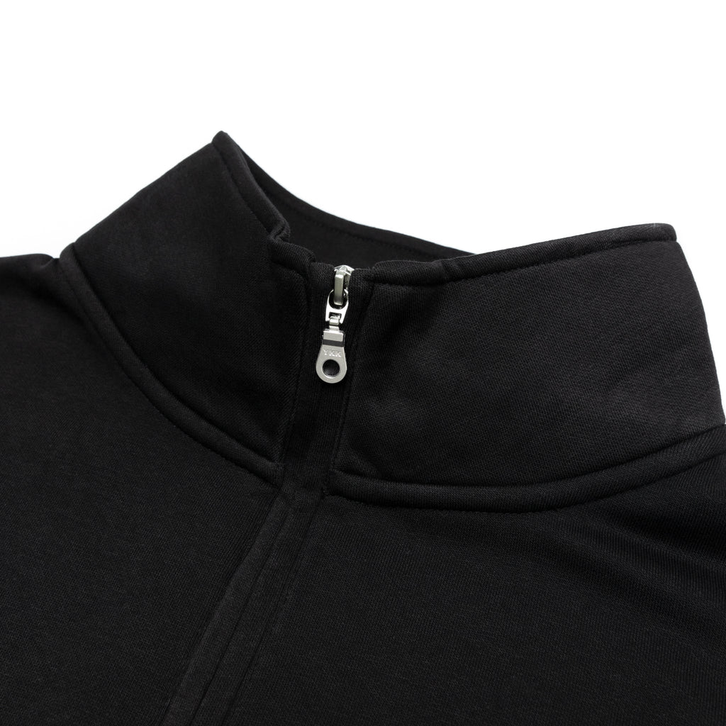 Just Like Hero HERO-4020, Youth Quarter Zip Sweatshirt, Black