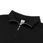 Just Like Hero HERO-4020, Youth Quarter Zip Sweatshirt, Black