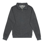 Just Like Hero HERO-4020, Youth Quarter Zip Sweatshirt, Dark Heather