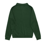 Just Like Hero HERO-4020, Youth Quarter Zip Sweatshirt, Forest Green