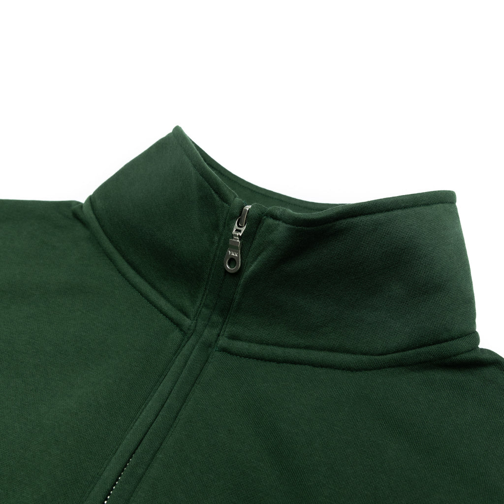 Just Like Hero HERO-4020, Youth Quarter Zip Sweatshirt, Forest Green