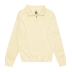 Just Like Hero HERO-4020, Youth Quarter Zip Sweatshirt, Ivory