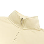 Just Like Hero HERO-4020, Youth Quarter Zip Sweatshirt, Ivory