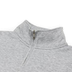Just Like Hero HERO-4020, Youth Quarter Zip Sweatshirt, Sport Grey
