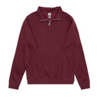Just Like Hero HERO-4020, Youth Quarter Zip Sweatshirt, Maroon