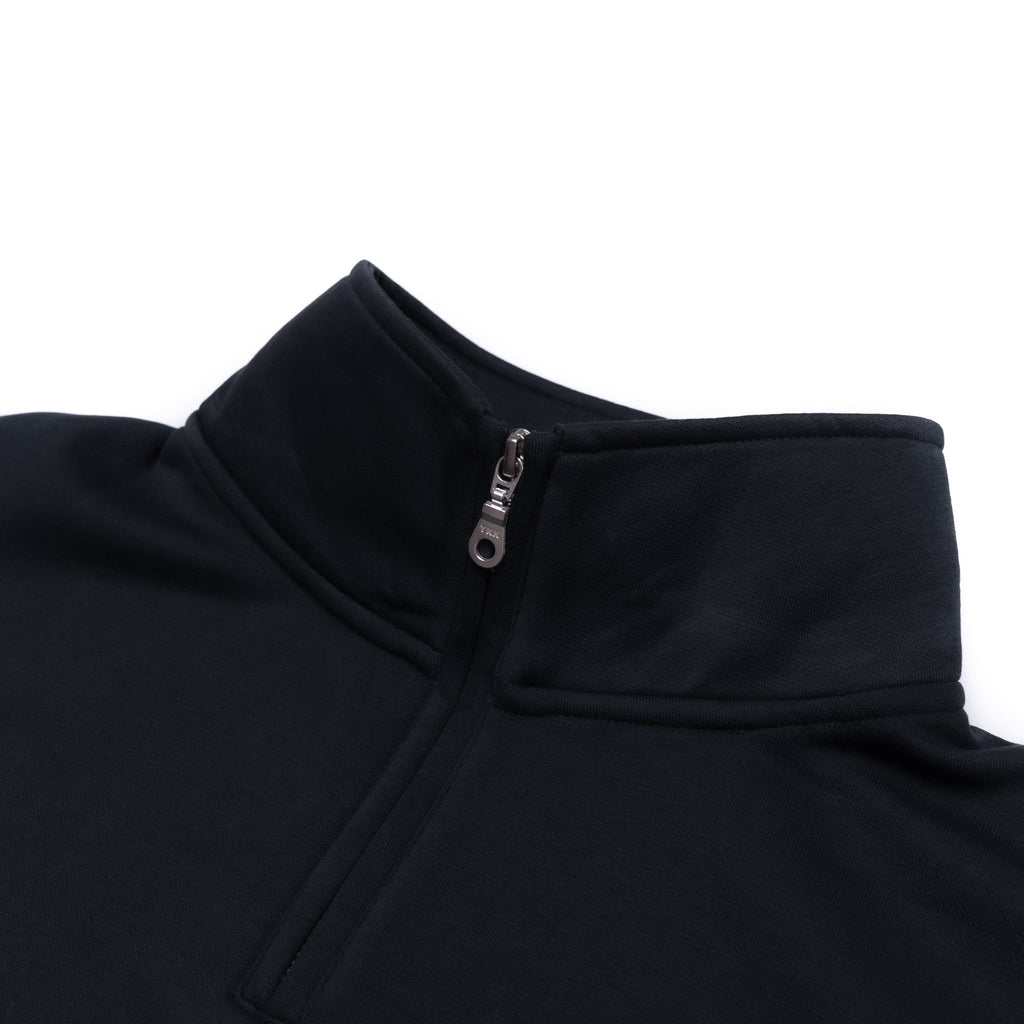 Just Like Hero HERO-4020, Youth Quarter Zip Sweatshirt, Navy Blue