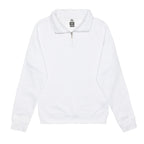 Just Like Hero HERO-4020, Youth Quarter Zip Sweatshirt, White