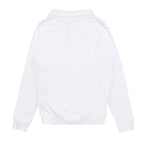 Just Like Hero HERO-4020, Youth Quarter Zip Sweatshirt, White