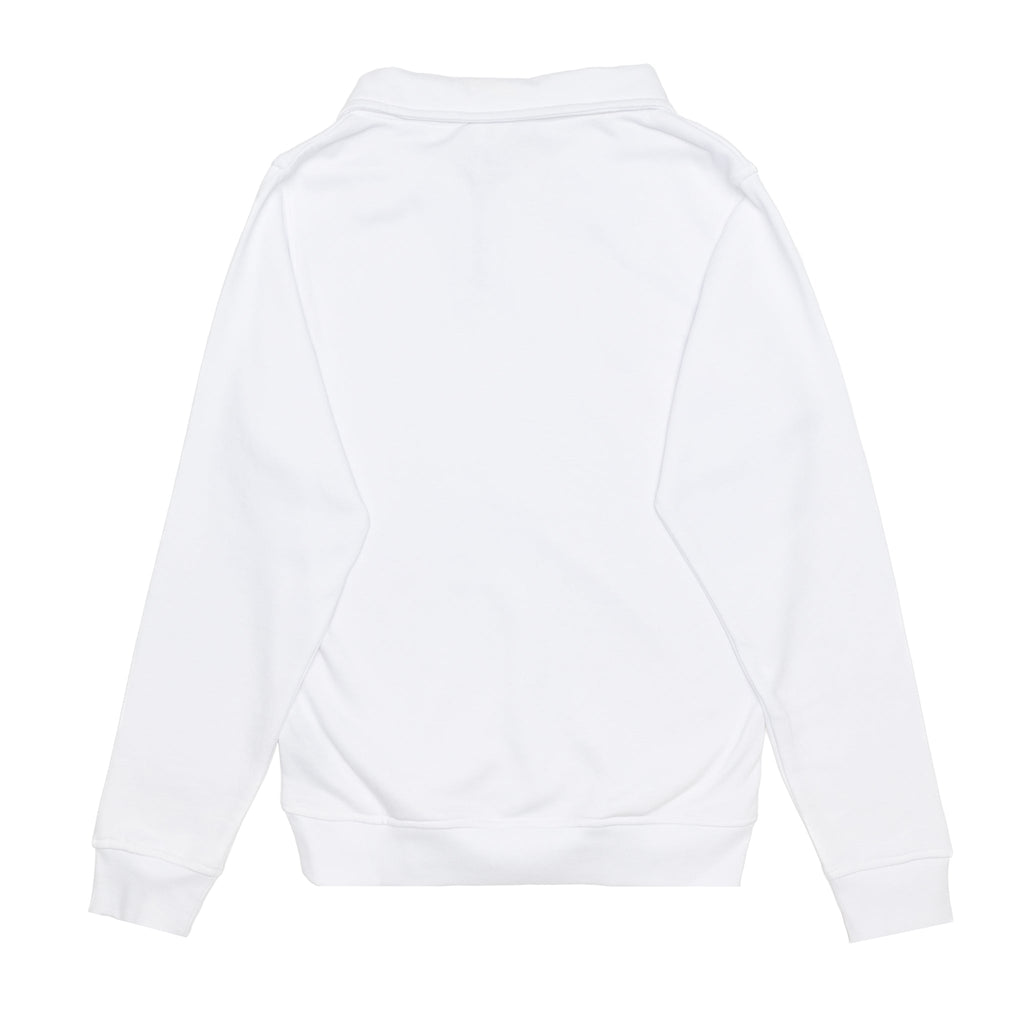 Just Like Hero HERO-4020, Youth Quarter Zip Sweatshirt, White (FINAL SALE)