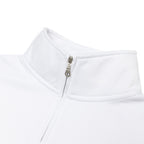 Just Like Hero HERO-4020, Youth Quarter Zip Sweatshirt, White (FINAL SALE)
