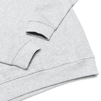 Just Like Hero HERO-4220, Unisex Drop Shoulder 1/2 Zip Hoodie, Ash Heather