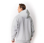 Just Like Hero HERO-4220, Unisex Drop Shoulder 1/2 Zip Hoodie, Ash Heather