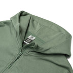 Just Like Hero HERO-4220, Unisex Drop Shoulder 1/2 Zip Hoodie, Dusty Green