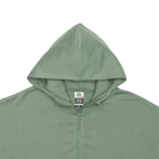 Just Like Hero HERO-4220, Unisex Drop Shoulder 1/2 Zip Hoodie, Dusty Green