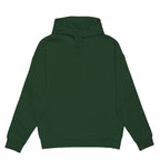 Just Like Hero HERO-4220, Unisex Drop Shoulder 1/2 Zip Hoodie, Forest Green