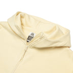 Just Like Hero HERO-4220, Unisex Drop Shoulder 1/2 Zip Hoodie, Ivory