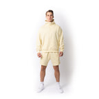 Just Like Hero HERO-4220, Unisex Drop Shoulder 1/2 Zip Hoodie, Ivory
