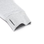 Just Like Hero HERO-4220C, Cropped Drop Shoulder 1/2 Zip Hoodie, Ash Heather