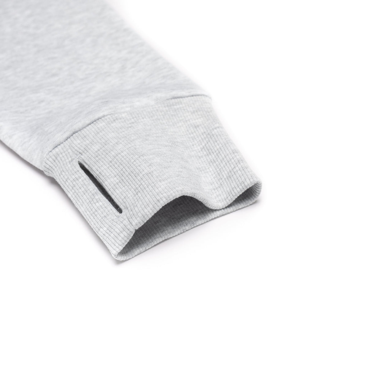Just Like Hero HERO-4220C, Cropped Drop Shoulder 1/2 Zip Hoodie, Ash Heather